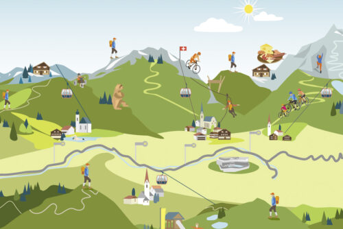 Illustrierte-Landkarte-Sylvia-Wolf-Illustrationen