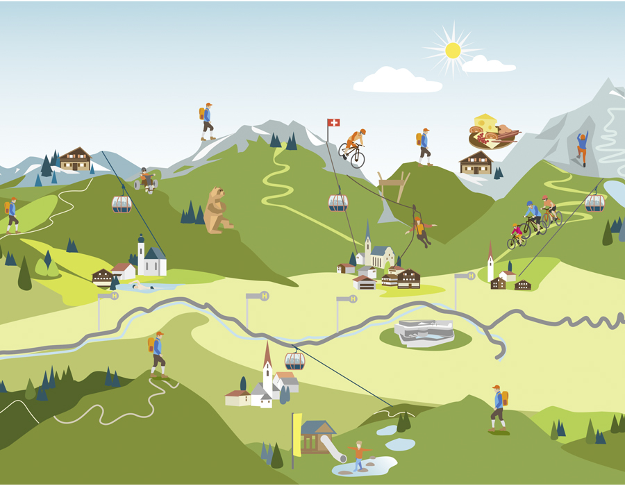 Illustrierte-Landkarte-Sylvia-Wolf-Illustrationen