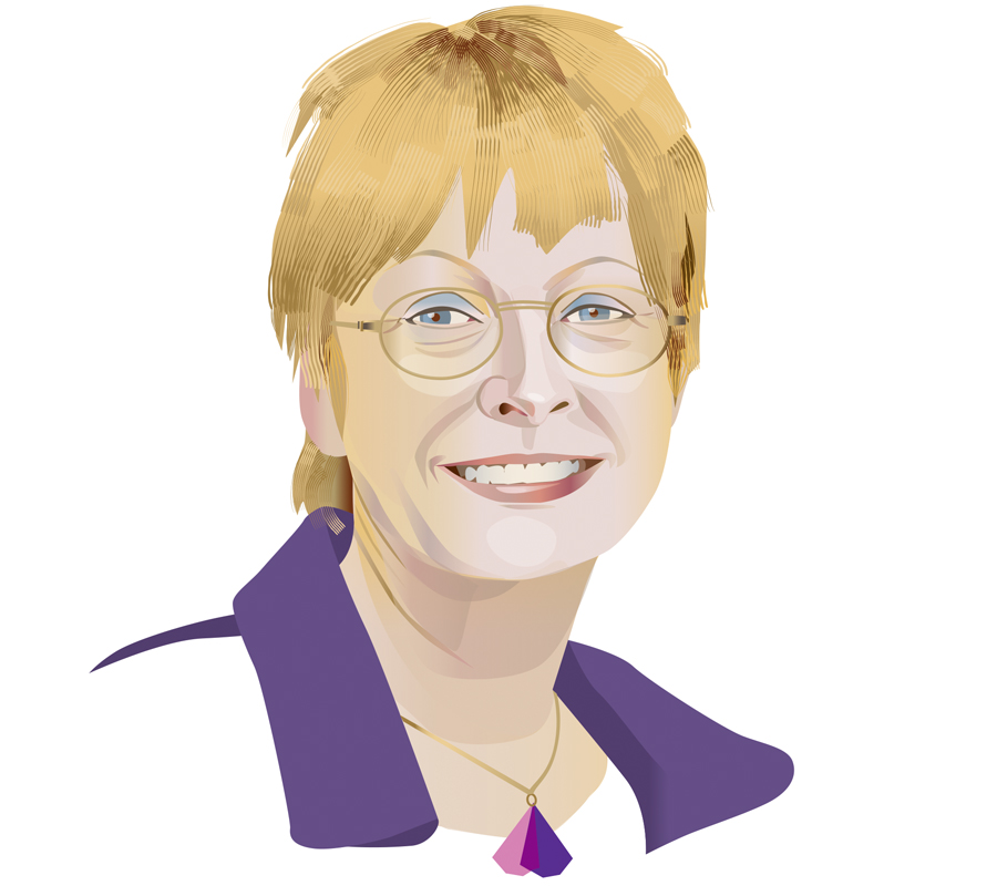 Sylvia-Wolf-Illustrationen-Portrait-Zeichnung-Frau-Medick-Krakau