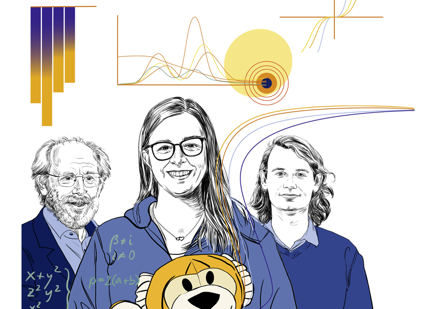 Sylvia-Wolf-Illustrationen-Portrait-Zeichnung-Jahresbericht-Illustration