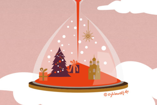 Weihnachtsgruesse-Sylvia-Wolf-Illustrationen